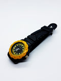 Black And Yellow Eddie Bauer Quartz Watch | Sports Watch For Men - Vintage Radar