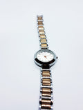 Silver-Tone DKNY Elegant Vintage Watch | Quartz Watches For Women - Vintage Radar