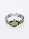 Womens Two-Tone Timex Watch Vintage | Elegant Minimalistic Timex Watch - Vintage Radar