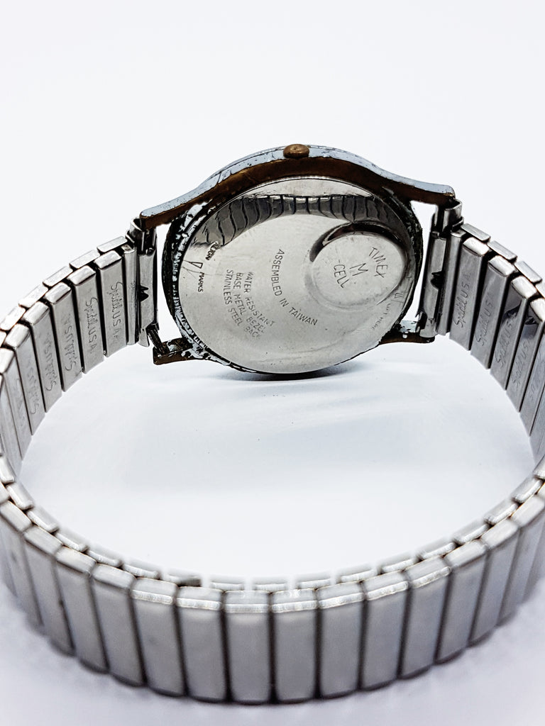 1990s Silver Timex Q Quartz Watch for Men & Women | Old Timex Watch ...