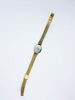 90s Octagonal Timex Q Watch for Women | Ladies Gold Quartz Timex Watch - Vintage Radar