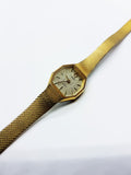 90s Octagonal Timex Q Watch for Women | Ladies Gold Quartz Timex Watch - Vintage Radar