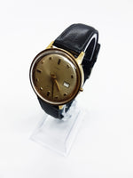1971 Timex Cal 32 46360 Viscount Self Wind Man's Gold Tone Watch - Vintage Radar
