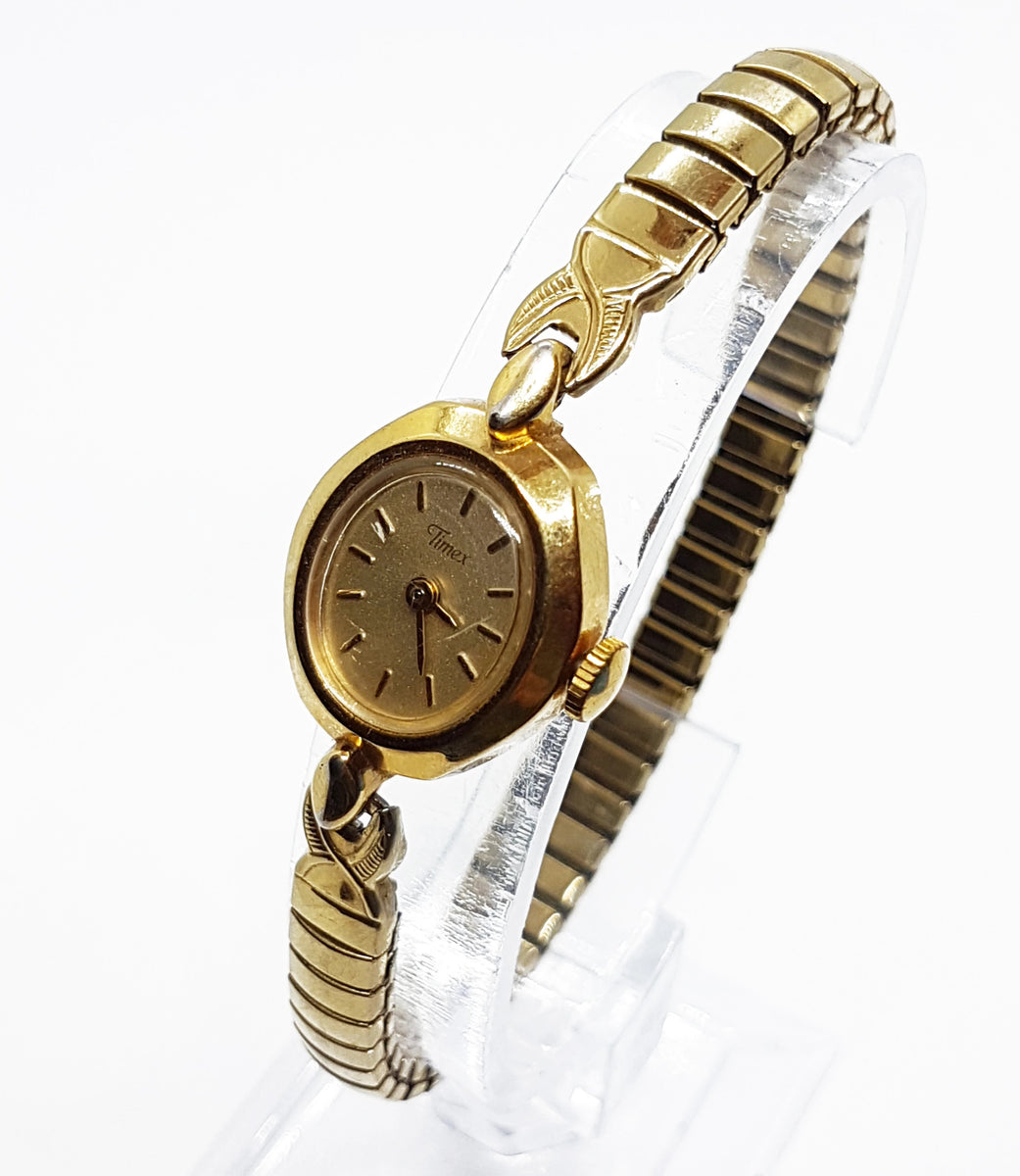 Luxury Mechanical Gold Timex Vintage Watch | Boho Dress Timex Watch ...