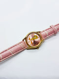 Tón de oro y rosa Tweety Pájaro reloj | Vintage de los 90 Armitron reloj