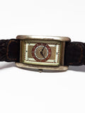 Square Silver-Tone Fossil Watch For Women | Girlfriend Gift Watch - Vintage Radar