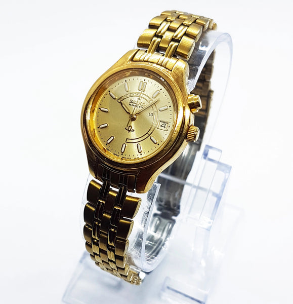 Gold Seiko Watch for | Sapphire Crystal Seiko Watch – Vintage Radar
