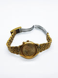 Gold Seiko Kinetic Watch for Men | Men's Sapphire Crystal Seiko Watch - Vintage Radar