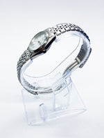 Silver-Tone 7N83-0011 Seiko Quartz Watch | Vintage Ladies Watches - Vintage Radar