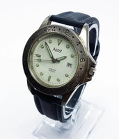 Silver-Tone Ascot Quartz Watch for Men | Minimalist Date Watches - Vintage Radar