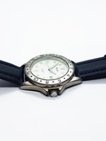 Silver-Tone Ascot Quartz Watch for Men | Minimalist Date Watches - Vintage Radar