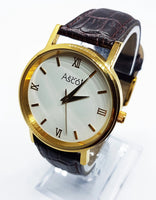 Classic Vintage Gold-Tone Ascot Watch | Ascot Occasion Wear Watches - Vintage Radar