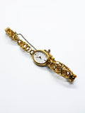 Gold-Tone Luxury Accurist Vintage Watch | Art-Deco Dainty Women's Watches - Vintage Radar