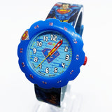 2013 Flik Flak Superman ZFLSP004 Swiss Watch for Kids | Unisex Fun Swatch Watches
