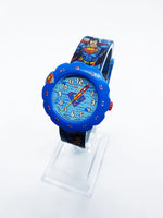 2013 Flik Flak Superman ZFLSP004 suizo reloj para niños | Diversión unisex Swatch Relojes