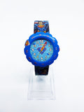 2013 Flik Flak Superman ZFLSP004 Schweizer Uhr für Kinder | Unisex Spaß Swatch Uhren
