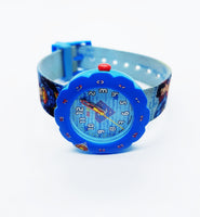 2013 Flik Flak Superman ZFLSP004 Swiss Watch for Kids | Unisex Fun Swatch Watches