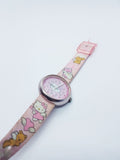 2008 Pink Hello Kitty Flik Flak Swiss Watch for Women and Girls