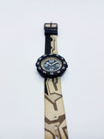 2004 Blanco y negro Flik Flak reloj | Yin y Yang Swiss hecho reloj