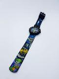 hombre murciélago Flik Flak FLS010 suizo reloj | Comics genuinos de Batman DC reloj