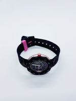 Hello Kitty Black & Pink Flik Flak por Swatch reloj | Relojes suizos vintage