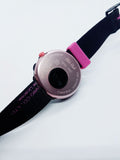 مرحبا كيتي الأسود والوردي Flik Flak بواسطة Swatch مشاهدة | الساعات السويسرية القديمة
