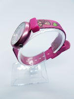 2002 Flik Flak Story Time Watch | Pink Princess Cat Swiss Watch for Her