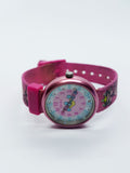 2002 Flik Flak Tiempo de cuentos reloj | Pink Princess Cat suizo reloj para ella
