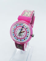 Pink Cat & Mouse Flik Flak Swiss Made Watch for Kids by Swatch