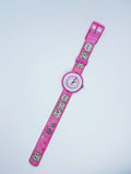 Pink Cat & Mouse Flik Flak Swiss ha fatto orologio per bambini da Swatch