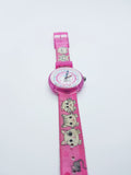 Pink Cat & Mouse Flik Flak Swiss ha fatto orologio per bambini da Swatch