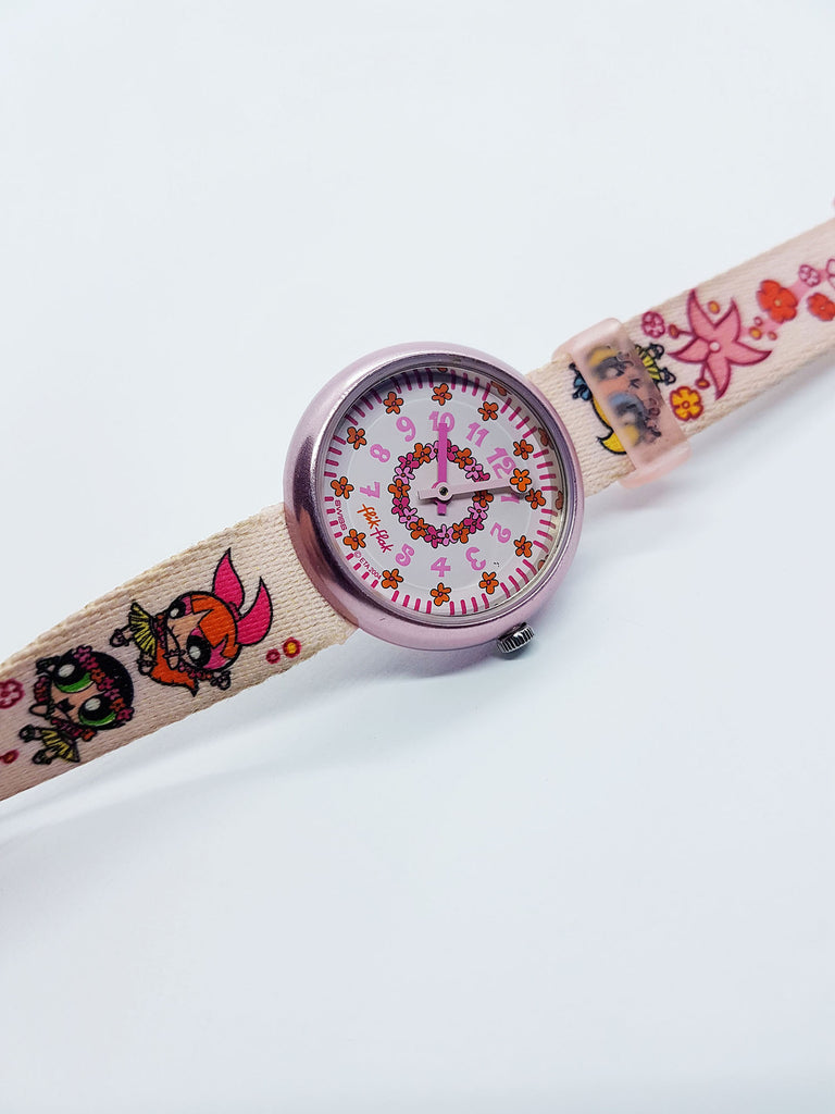 Flik Flak FLN014PACK Powerpuff Girls Hula Heroes Swiss Watch 2004 ...