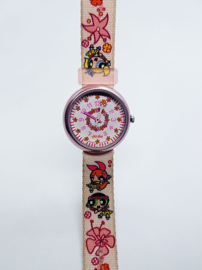 Flik Flak FLN014PACK Powerpuff Girls Hula Heroes Swiss Watch 2004 ...