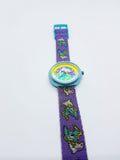1991 Heure du conte de dolphin vintage Flik Flak montre | 90 Swatch Montres