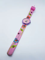 2003 Purple Lady Bug Flik Flak suizo Swatch reloj para mujeres y niñas