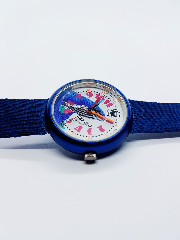 ETA 1992 Flik Flak Watch | Ocean Whale WWF 1986 Panda Flik Flak Watch ...