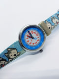 2006 Baby Husky Dog Lover hecho suizo reloj | Fornido Flik Flak Relojes