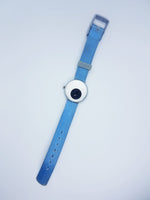 Oso de peluche azul 2001 Flik Flak Hecho en Suiza reloj para niños y niñas