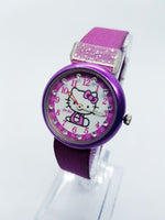 Magenta Hello Kitty Flik Flak schweizerisch Uhr Für Frauen und Mädchen ETA 2010