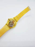TILL THE BUTTERFLIES GE118 Red Swatch watch Vintage | Nature Swatch Watch Gift - Vintage Radar