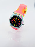90s TOUR GL102 Swatch Watch | Electric Geometric Swiss Swatch Quartz Watch - Vintage Radar
