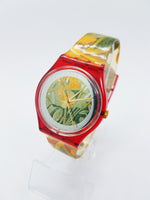 1994 LA VIE EN ROSE GR122 Swatch | Song Writer Swiss Swatch Watch Gift - Vintage Radar