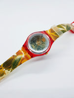 1994 LA VIE EN ROSE GR122 Swatch | Song Writer Swiss Swatch Watch Gift - Vintage Radar