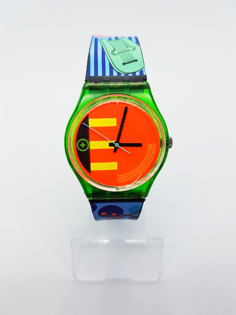 1988 Rare NEO RIDER GG103 Swatch Watch | 80s Swiss Neon Swatch Watch ...