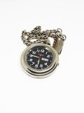 Vintage Coleman Pocket Watch | Silver-tone Industrial Pocket Watch - Vintage Radar