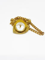 Stunning Heart-shaped Medallion Watch | Amila De Luxe Locket Watch - Vintage Radar