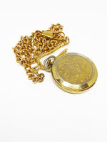 Heritage Swiss-made Pocket Watch | Gold-tone Vintage Pendant - Vintage Radar