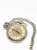 Bercona Swiss Mechanical Pocket Watch | Gold Luxury Vintage Pendant Watch - Vintage Radar