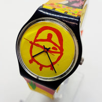 1999 AFRICAN BBQ GN179 Swiss Swatch Watch | 90s Swiss Minimal Design Watch - Vintage Radar