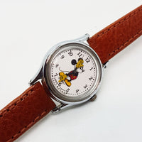 Rare Lorus V515 6080 A1 Mickey Mouse Watch Classic White Dial Disney Watch